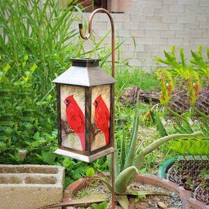 NEW Solar Lanterns Outdoor Hanging Lanterns Waterproof LED Solar Cardinal Lights